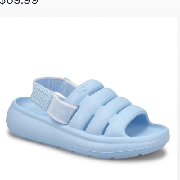 UGG Shoes - ❗️SOLD❗️Ugg Baby Blue Sports Yeah Eva Rubber Sandals Size 10